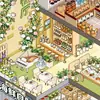 Yuxian Pegatinas de Paisaje Miniatura 3D de Cinco Capas Espacio Maravilloso 1.0 Juguete Infantil Pegatinas para Diario DIY Alivio del Estrés