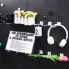 Vários Tamanhos e Comprimentos de Acessórios para Painel Perfurado, Ganchos e Prateleiras de Armazenamento Podem Ser Personalizados de Acordo com Suas Necessidades