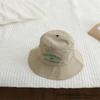 Chapéu de pescador infantil estilo coreano para primavera e outono, novo, de secagem rápida, para meninos e meninas, Chapéu de Sol, proteção solar, chapéu de balde com personalidade, chapéu de sol para bebê