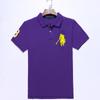 Ropa Polo para Hombre con Gran Logo de Caballo Bordado, Camiseta de Manga Corta, Polo de Manga Media para Golf para Hombre, Corte Holgado
