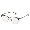 Armações de Óculos de Titânio Puro para Mulheres, Estilo Retrô, Armações de Titânio Aro Completo, Podem Ser Equipadas com Lentes de Grau para Miopia M8136