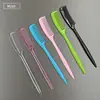 Peine para pestañas al por mayor de fábrica peine de mar peine para cejas peine para pestañas compacto y fácil de llevar maquillaje peine para pestañas