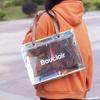 Bolso de mano de PVC con láser, personalizado, colorido, transparente, para regalo, bolso de hombro, publicitario, para compras, maquillaje, gelatina