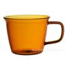 Taza de Café de Vidrio Colorido de Estilo Europeo Creativo con Asa, Taza de Desayuno de una Sola Capa, Taza para Leche, Taza de Vidrio Estilo Ins, Regalo Festivo