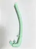 Snorkel para Nadar, Tipo Húmedo, Unisex, Snorkel de Silicona Completa, Aparato Respiratorio Plegable para Buceo, Aprobado por el Fabricante