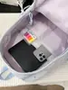 Mochila Cielo Estrellado con Purpurina Azul Hielo Estilo Universitario Coreano Bolso Escolar Soñador para Estudiantes para Clases y Viajes
