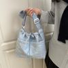 Bolsa de Lona de Verano 2026 Nuevo Estilo Japonés Moda Chica Suave Bolso de Hombro Gran Capacidad Casual Bolso Cruzado de Hombro Tipo Cubo