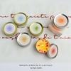 Vela perfumada de cera de soja Psyche Candle com flores secas, ideal para casamentos e presentes de aniversário.