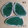 Rebanada de piedra original ágata calcedonia pieza joyería 5-6cm cadena para suéter pieza de escritura pieza de paisaje decorativo joyería