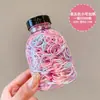 Coloridos pasadores de pelo de pulgar estilo coreano para niños y niñas, lindas diademas, dulces cordones para el pelo de niños, gomas elásticas de alta elasticidad, accesorios para el pelo