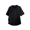 Atuendos Que Hacen Que Tus Hombros Se Vean Más Anchos, Diseño Pequeño de Cuello en V, Nueva Camiseta de Manga Corta para Hombre Verano 2026, de Alta Gama, Sencilla, Holgada