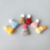Tienda de Té con Leche y Té de Limón Nº 8 Accesorios de Pato Coloridos Accesorios para Fotos Sombrero Peluche Lindo Hecho a Mano Pequeño Animal Cabeza