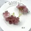 Cadena de Flores Artificiales de Begonia, Tocado de Cabeza de Flor Falsa de Tela de Seda DIY, Kit de Materiales para Corona, Accesorios, Accesorios Florales para Fotografía de Hogar
