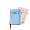 Agenda Diaria Transfronteriza 2027 en Inglés con Líneas Verticales, Horario Diario de 365 Días, Calendario Anual, Cuaderno Personalizado en Español