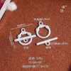 Puzuo Cor Forte que Mantém Ouro Banhado DIY Acessórios Fecho de Engate Pequena Flor Coração Hexágono Círculo Pulseira Colar Joias Materiais