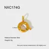 Colgante de Acero Inoxidable con Forma de Pulpo Estrella Árbol de Coco Delfín Color Dorado 18K Conservación del Color Accesorios para Joyería DIY en Stock