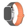 Adecuado para Correa de Apple Watch Iwatch Silicona Magnética Tres Cuentas Bicolor ApplewatchS10 Generación Correa de Reloj Deportivo