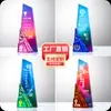 Trophy de cristal romboidal criativo e colorido em formato de montanha, uma premiação comemorativa de alto padrão para competições e um troféu novo e criativo para reconhecer funcionários de destaque em eventos anuais
