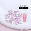 Rosa Mini Zircônia Super Brilho Manicure Diamante Raso Fundo Forma Especial Micro Zircônio Joia de Unha Diamante Acessórios para Unha Vestíveis