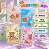 Cuaderno de espiral con tapa abatible lateral de Miffy el conejo de dibujos animados Estudiante Hello Kitty Rilakkuma Páginas interiores rayadas Cuaderno para notas de clase Tareas