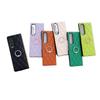 Aplicable a funda para teléfono con pantalla plegable Samsung zfol5 zfol3/4 soporte de anillo funda protectora de cuero PU diamante