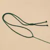 Colar com Pingente de Paz Liquidação Cordão Trançado de Jade Fio Vermelho Corrente de Pescoço Cordão de Colar Tecido Cordão com Pingente de Jade para Mulheres e Homens
