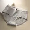 2025 Nueva Ropa Interior Antibacteriana de Algodón Puro para Mujer Cintura Media Algodón Antibacteriano Punto de Ola Extendida Crema Calzones para Mujer