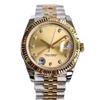 Nuevo trabajo transfronterizo con reloj resistente al agua de banda de acero, moda, negocios, escala de diamantes, reloj de pulsera de cuarzo para hombre y mujer