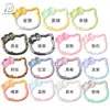Aleación Gradiente Bicolor Gato Kt Hebilla de Resorte Llavero Joyería DIY Accesorios Cadena para Teléfono Móvil Bolso Colgante Muñeco Anillo Abierto