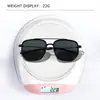 Gafas de sol de metal con montura grande de moda para hombre y mujer, sensación de alta gama, nuevas 2025, gafas de sol para conducir, protección solar ultravioleta