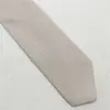 Corbata para Hombre Estilo K Casual Versátil para Mujer Estilo Preppy Literario 6CM Color Sólido Estudiante Verde Militar Blanco Negro Algodón y Lino