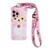 Funda para Teléfono de Comercio Exterior Adecuada para Huawei Nova14 Honor 200Lite Linda Cruzada Femenina Estéreo Dibujos Animados Oso Flor de Ciruelo
