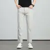 Nuevos Jeans de Verano 2026 para Hombre, Holgados, Pierna Recta, Cortos, Versátiles para el Uso Diario, de Alto Nivel, de Negocios, Elásticos