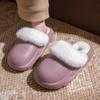 Pantuflas de Algodón para Mujer Otoño e Invierno 2025 Nuevas para Interior Hogar Antideslizantes Cálidas Más Pantuflas de Felpa Zapatos de Algodón para Mujer