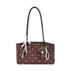 2026 Nuevo Bolso de Nicho Bolso de Bolos Simple de Lunares Bolso de Hombro Versátil para Viajar Bolso de Axila