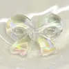 Fantasía de Verano Acrílico UV Hielo Transparente Pajarita Qq Agujero Recto Cadena para Teléfono Móvil DIY Accesorios para el Cabello Material de Colgante Joyería