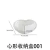 Zongbo Nuevo Producto Transfronterizo Molde de Silicona DIY Caja de Almacenamiento con Forma de Concha de Corazón Portavelas Adorno Molde de Yeso