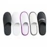 Pantuflas Desechables de Coral para Hoteles Estrella, Casas de Huéspedes, Alojamientos de Otoño/Invierno, Uso de Huéspedes, Engrosadas, Antideslizantes, Logo Personalizable Disponible