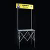 Mesa Promocional Plegable Personalizada Puesto Callejero Móvil Aleación de Aluminio Malla Soporte de Exhibición Mesa de Inscripción Supermercado Venta al por Mayor Plegable