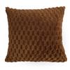 Almohada de Felpa Transfronteriza Funda de Almohada de Color Sólido Copo de Nieve Oficina Sofá Cintura Decoración del Hogar Cojín de Mesita de Noche