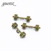 YuenZ DIY accesorios de joyería vintage aleación colgante mancuerna venta al por mayor directa de fábrica 25 * 8MM J286