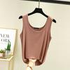 Colete Modal Alça Fina Feminino Roupa de Verão Slim-fit Tamanho Grande Sem Mangas Roupa Íntima Casual Fina Slim-fit Top Base