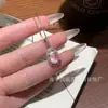 Venta al por mayor del fabricante Xiaohongshu Colgante Natural de Calabaza de Jade con Espuma de Agua, Incrustación de Plata S925, Diseño Fresco y Delicado para Mujer