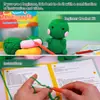 Paquete de Materiales para Crochet de Lana Set Muñeca de Peluche de Tejido Muñeca Tejida Muñeca de Ganchillo Tejido DIY