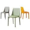 Cadeira de jantar de couro Saddle, moderna, simples, italiana, leve, luxuosa, restaurante, cadeira, nórdica, minimalista, mesa de jantar, encosto, banco
