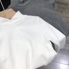 De Rong Boys All-match High Collar Base Shirt Outono e Inverno Bebê Casual Bonito Top Pequeno e Médio Porte Crianças Outono T-shirt de manga comprida