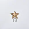 Elementos de Lujo Ligero, Gemelos de Aleación de Moda, Decoraciones de Botones de Traje de Sol y Estrella, Exquisitos Accesorios de Moda para Cuello