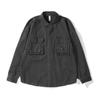 Camisa de trabajo estilo japonés de manga larga 2024 primavera para hombre, versátil, artística, con bolsillo, top holgado, chaqueta para hombre, Algodón