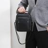Bolsas masculinas de comércio exterior, estilo retrô europeu e americano, bolsa transversal para negócios, bolsa de mão para trocados, bolsa de ombro masculina de grande capacidade