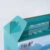 Caixas de Ovos Coloridas em Estoque, Embalagem de Caixa de Presente para Produtos Agrícolas, Caixas de Ovos Portáteis, Caixas Vazias Sem Forro